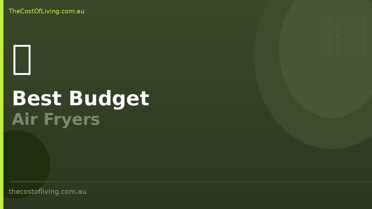 Best Budget Air Fryers in Australia 2025: Under $100
